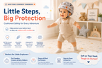 360° Baby Head Protector for Toddlers  Adjustable Baby Helmet for Crawling Walking