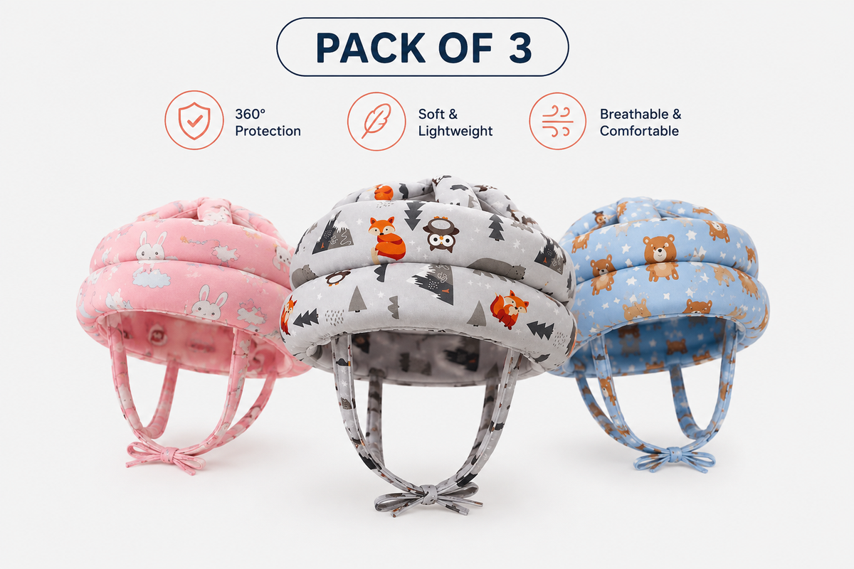360° Baby Head Protector for Toddlers  Adjustable Baby Helmet for Crawling Walking